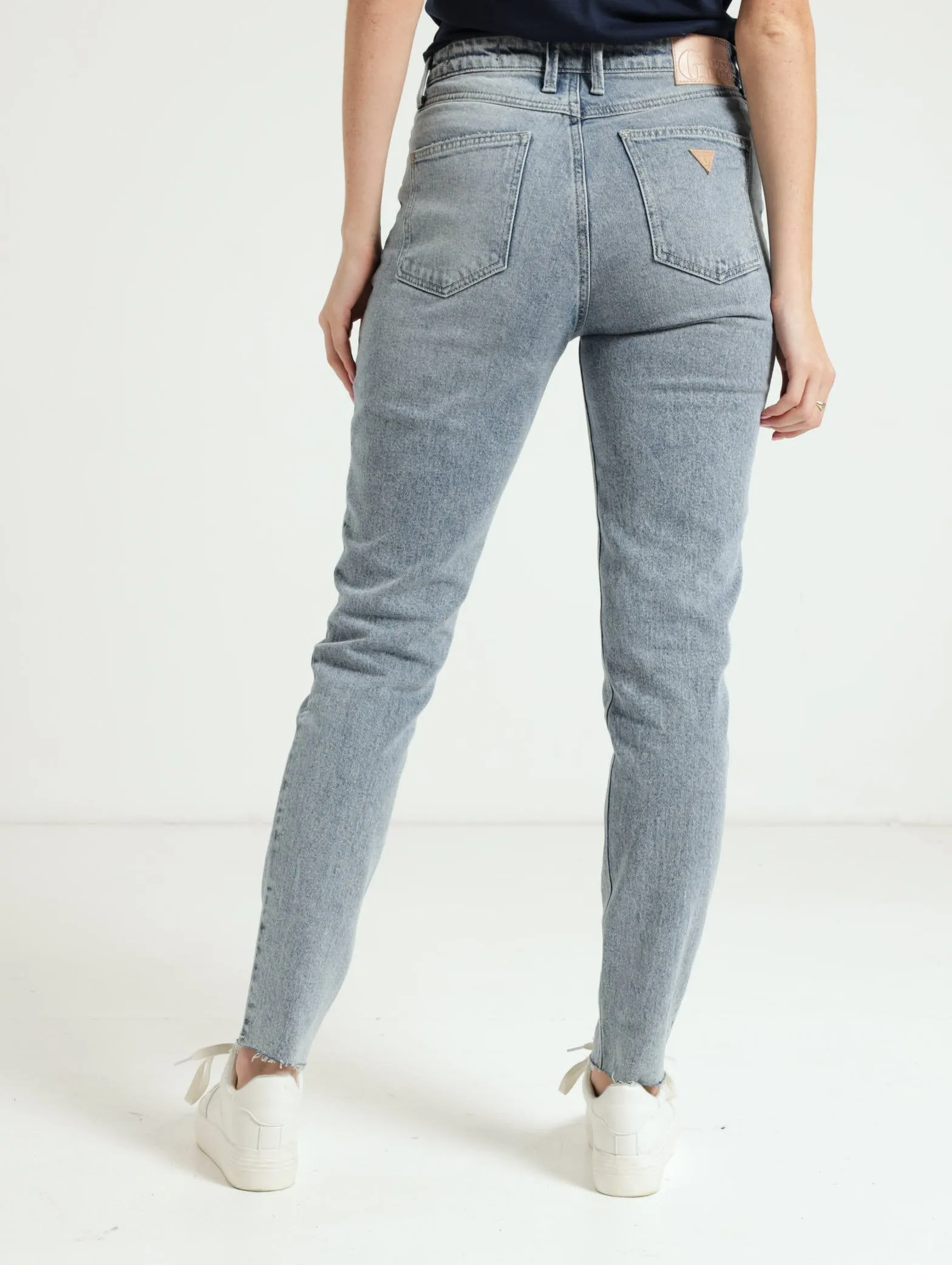 1981 Exposed Button Denim Jean - Light Blue