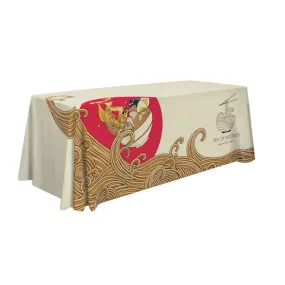 6' Standard Table Throw (All Over Full Color)