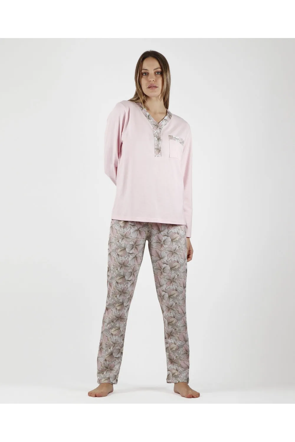 ADMAS GARDEN MADE WITH LOVE LONG SLEEVE WOMAN PYJAMA