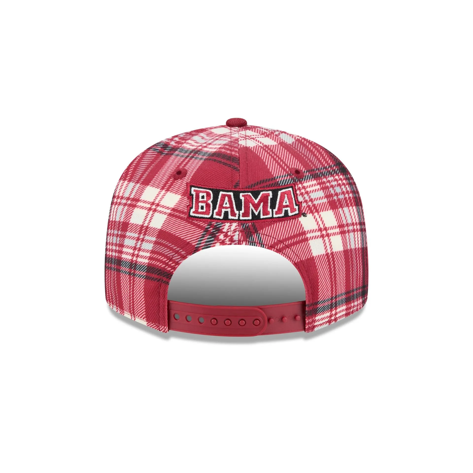 Alabama Crimson Tide Plaid 9FIFTY Snapback Hat