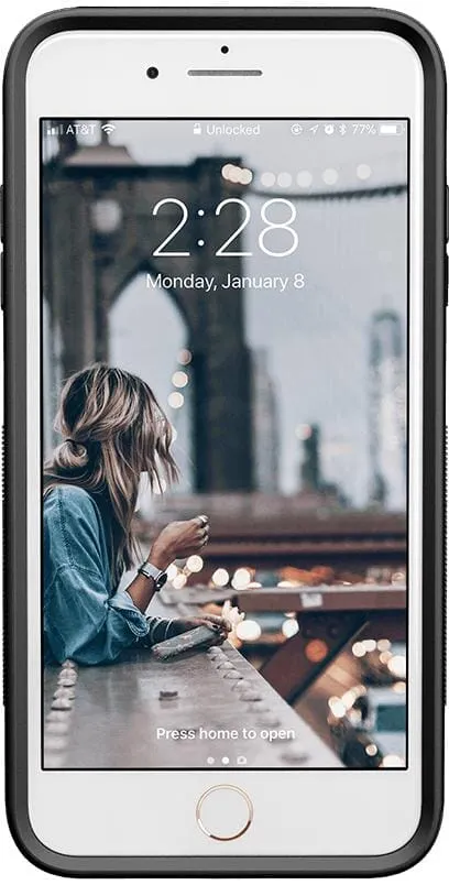 As if! | Light Blue Plaid Case