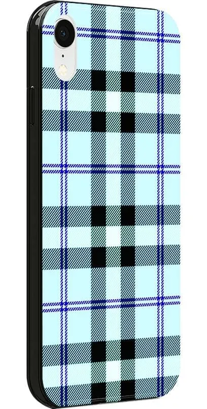 As if! | Light Blue Plaid Case
