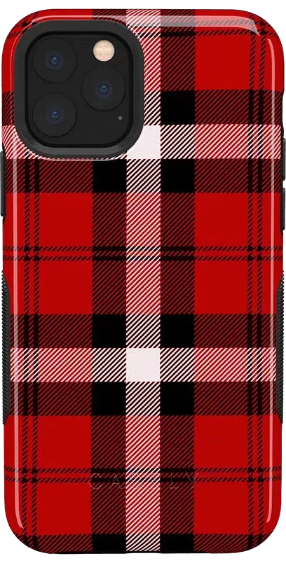 As if! | Red Plaid Case