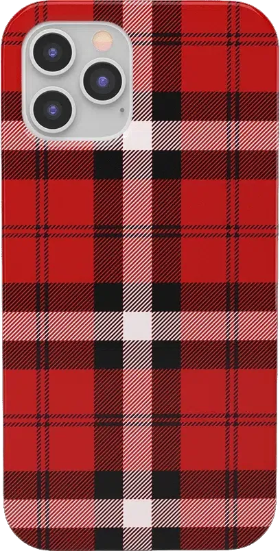 As if! | Red Plaid Case