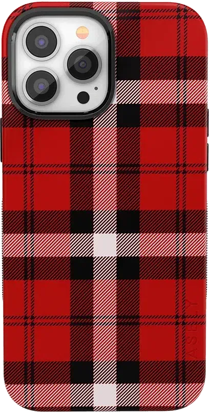 As if! | Red Plaid Case