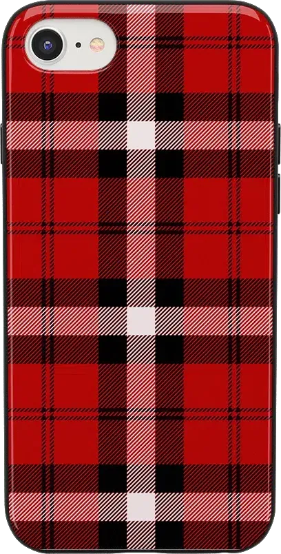 As if! | Red Plaid Case