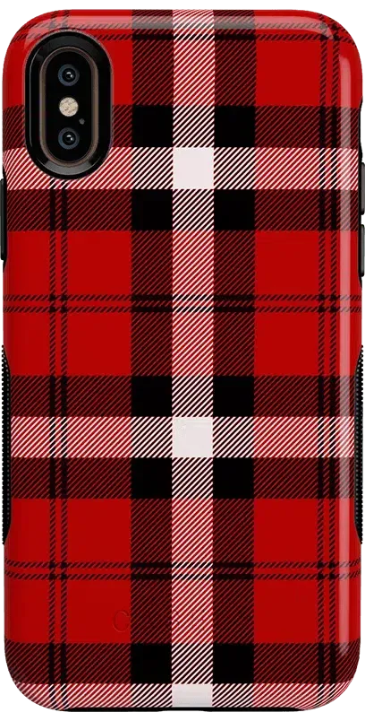 As if! | Red Plaid Case