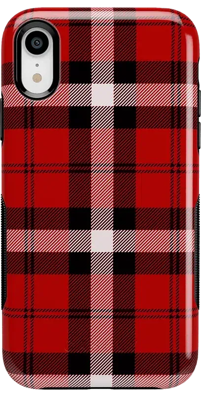 As if! | Red Plaid Case