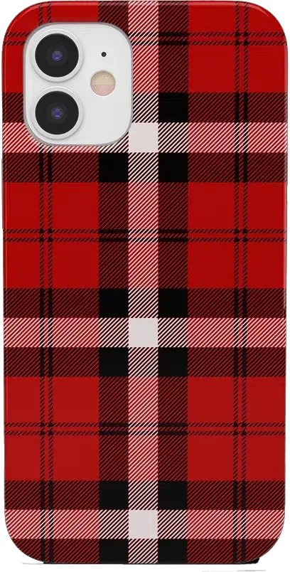 As if! | Red Plaid Case