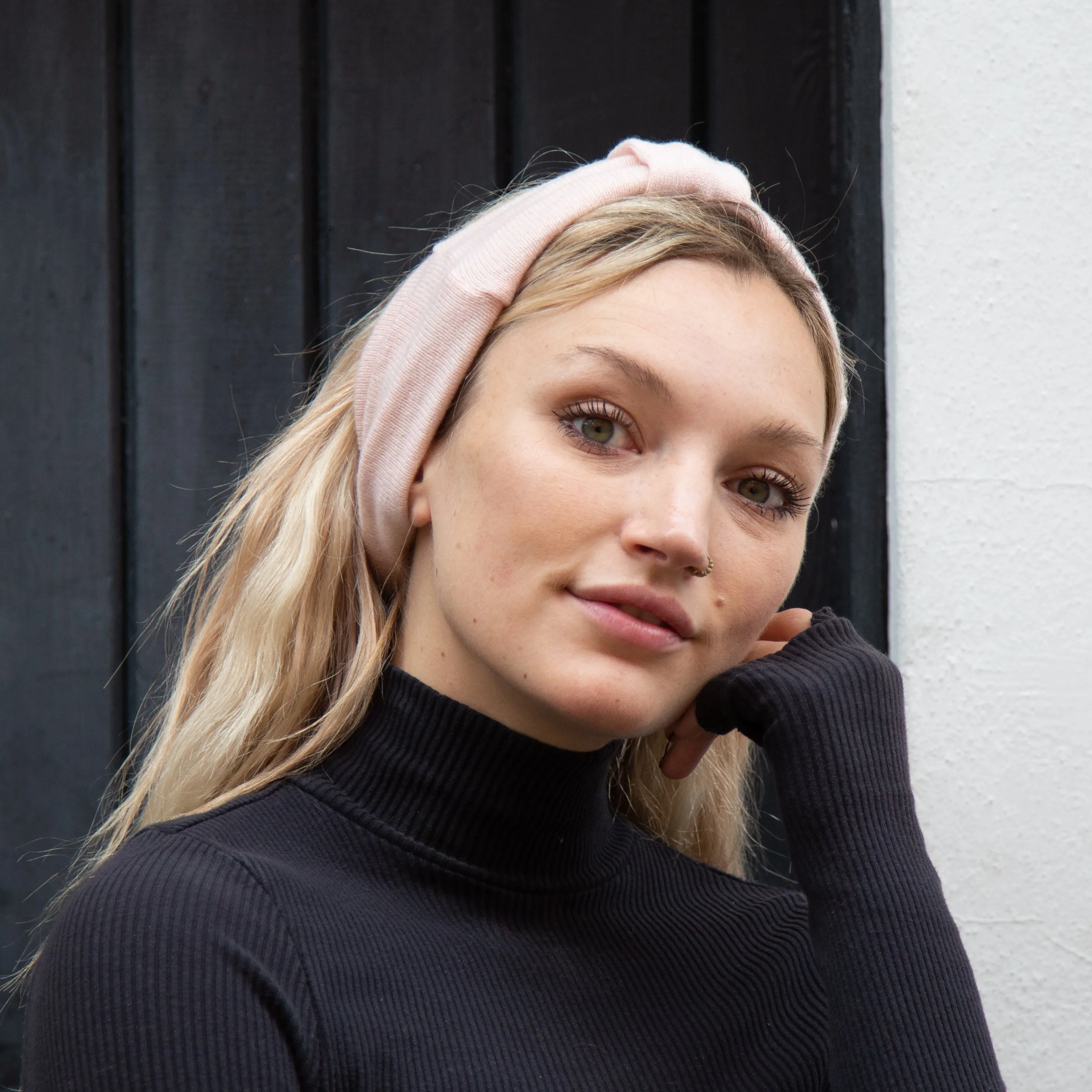 Baby Pink Cashmere Headband