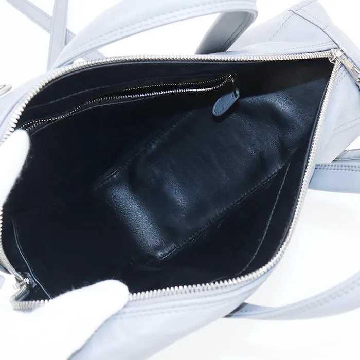 BALENCIAGA 476975 triangle duffel 2way Handbag Shoulderbag Calfskin Gray Women