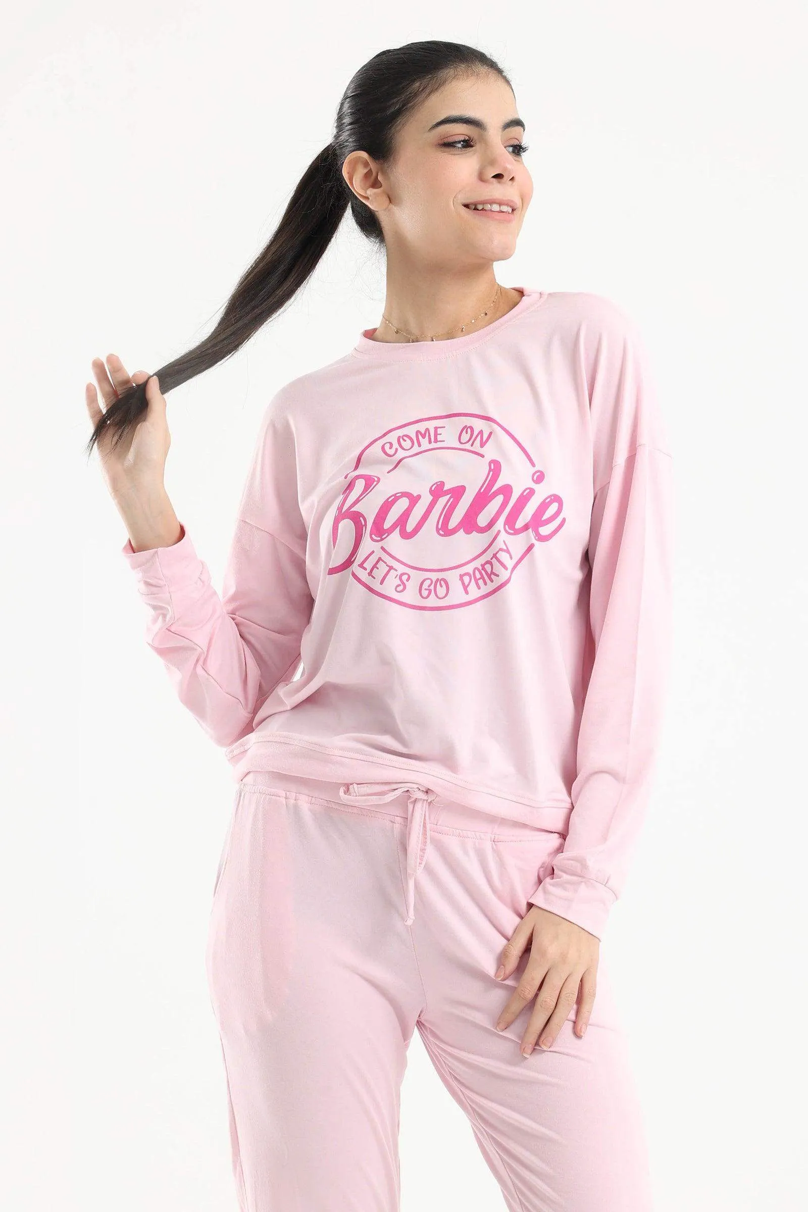 Barbie Printed Pyjama Set
