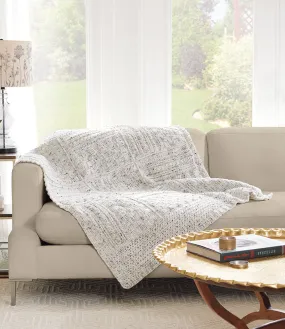 Basketweave & Cables Blanket