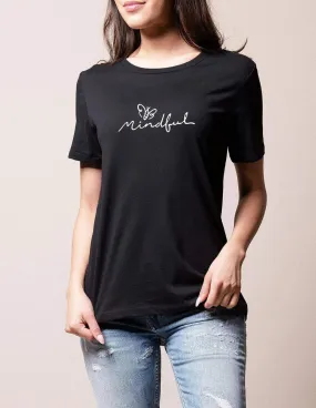 Bee Mindful Scoop Neck Tee