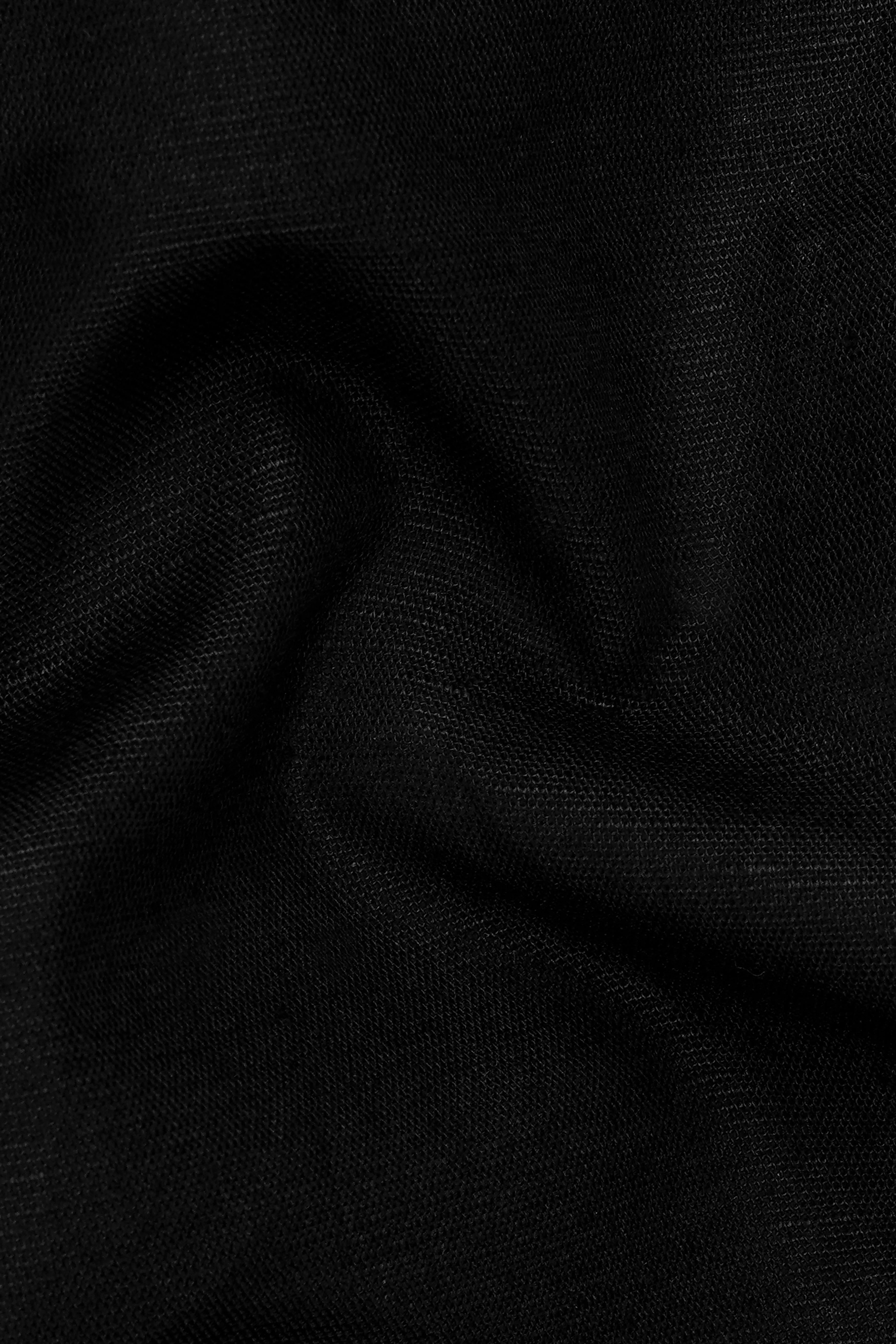 Black Linen Lounge Pant
