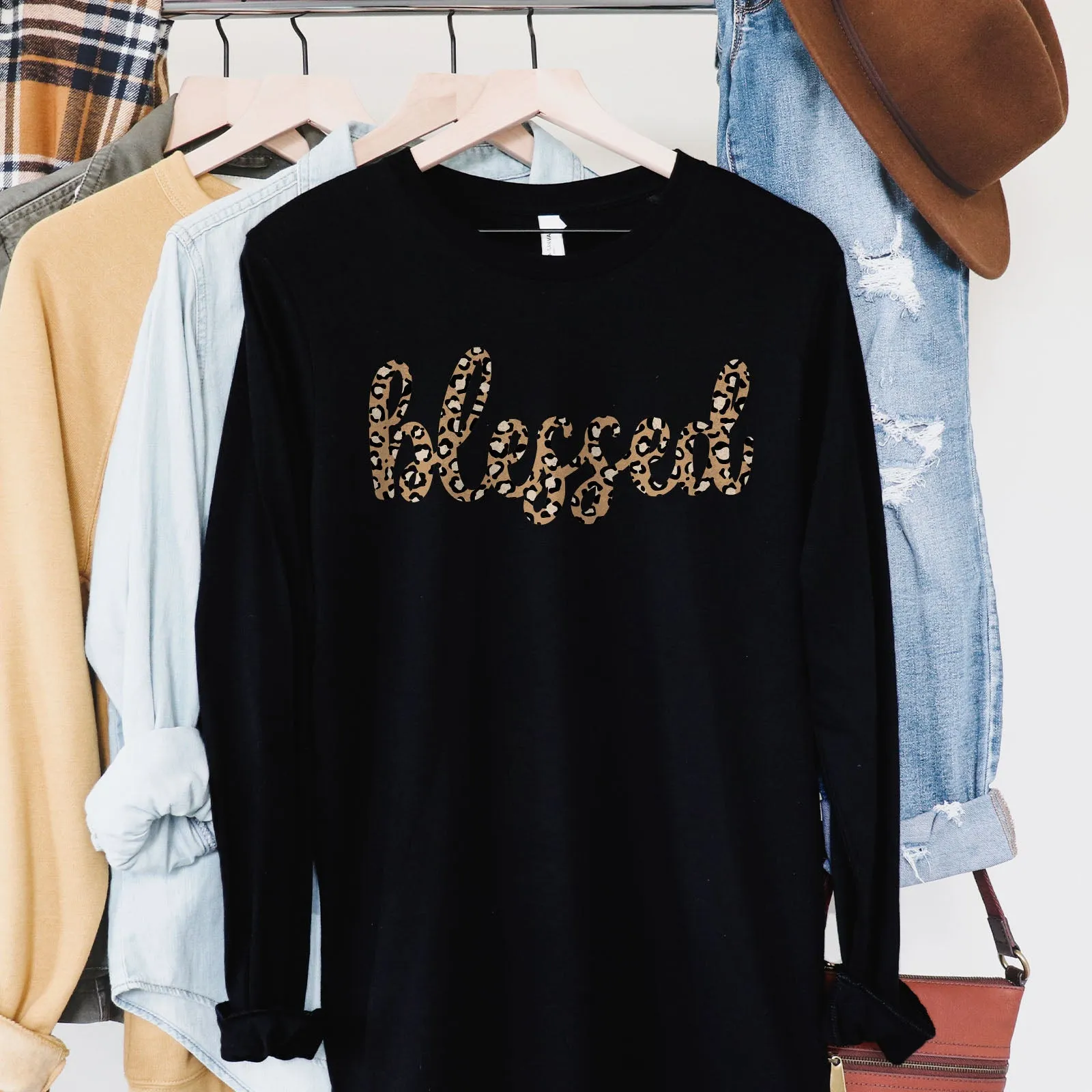Blessed Leopard Long Sleeve