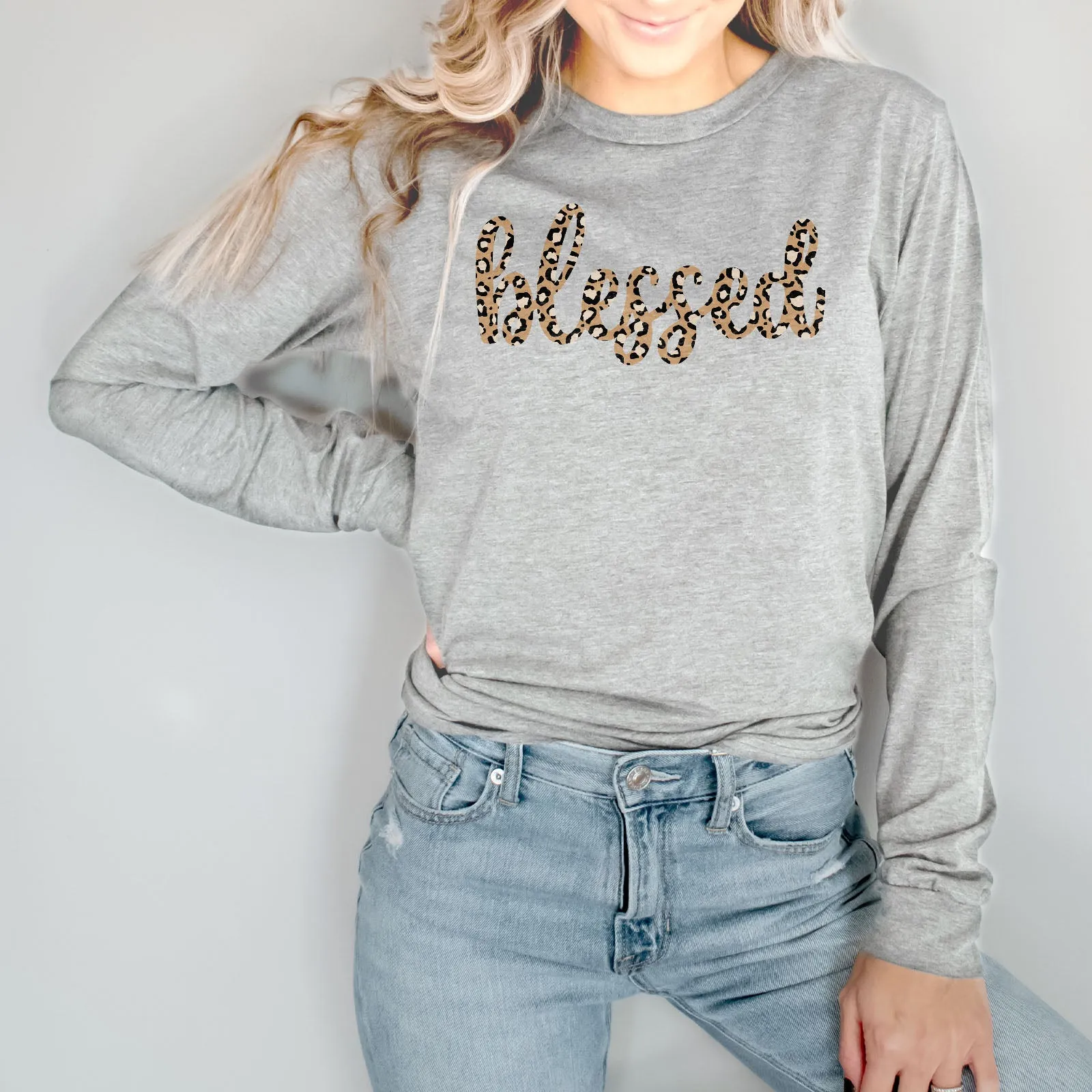 Blessed Leopard Long Sleeve