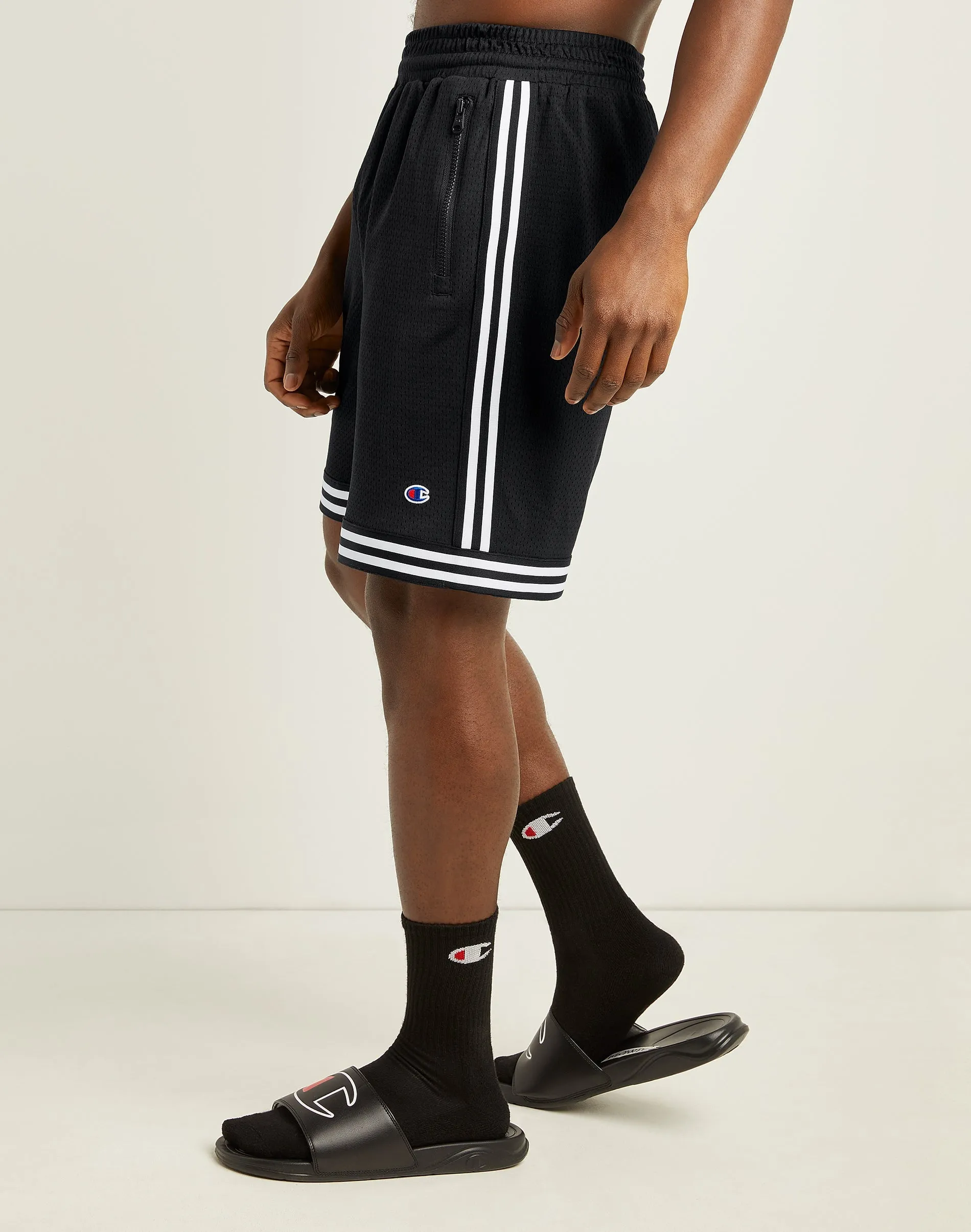 Champion Mesh Basketball Black 9" Shorts