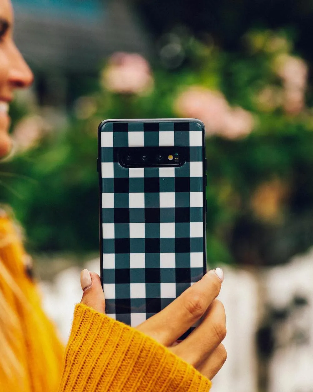 Check Me Out | Checkerboard Samsung Case