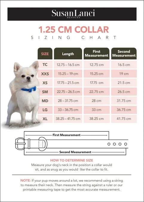 Cheetah Couture 3 Row Giltmore Collar