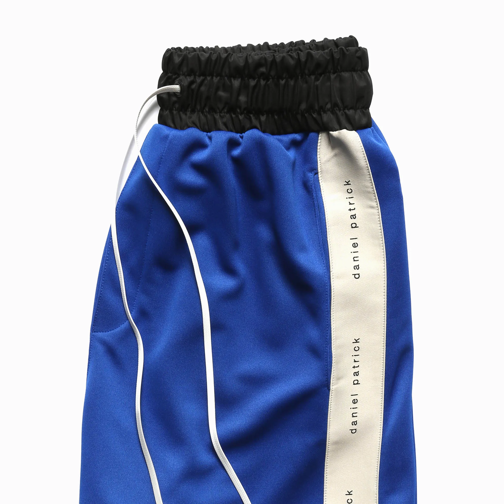 classic gym short / cobalt   ivory