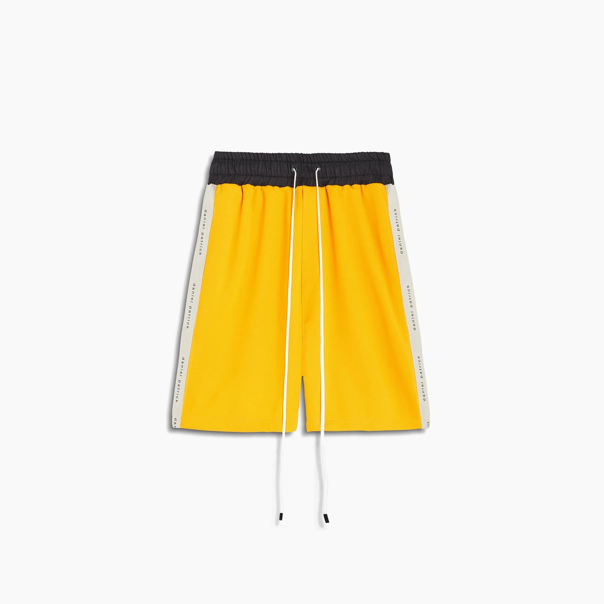 classic gym short / yellow   ivory