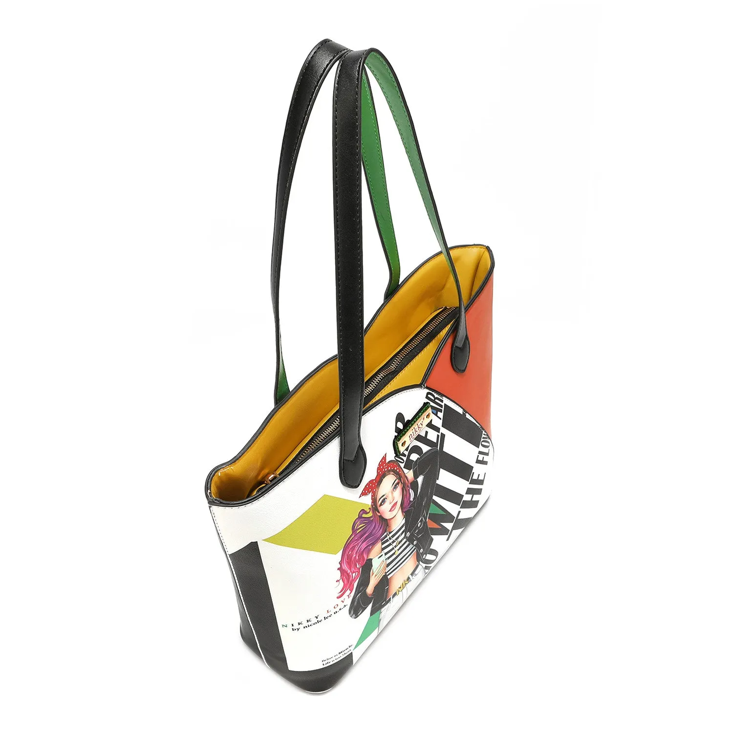 COLLEGE GIRL LARGE TOTE BAG