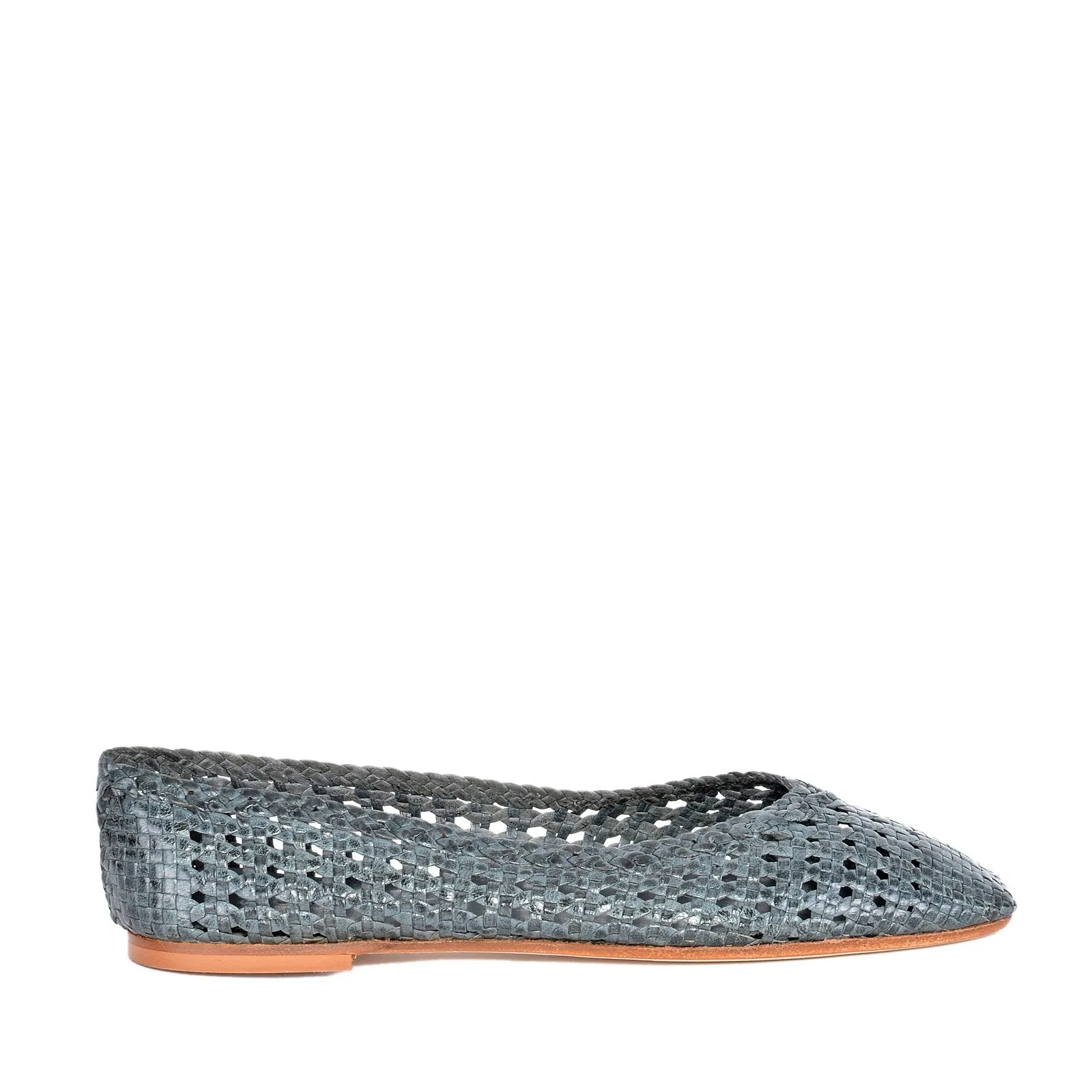 Corfu Jeans Braided Flats