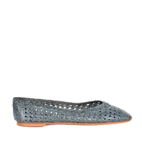 Corfu Jeans Braided Flats