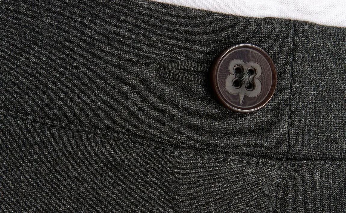 Crop | Classic Dress Pant Yoga Pants (Charcoal)