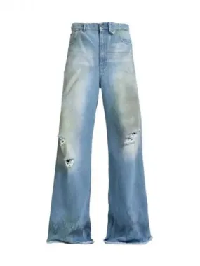 Egonlab Distressed Wide Denim Pants 271535