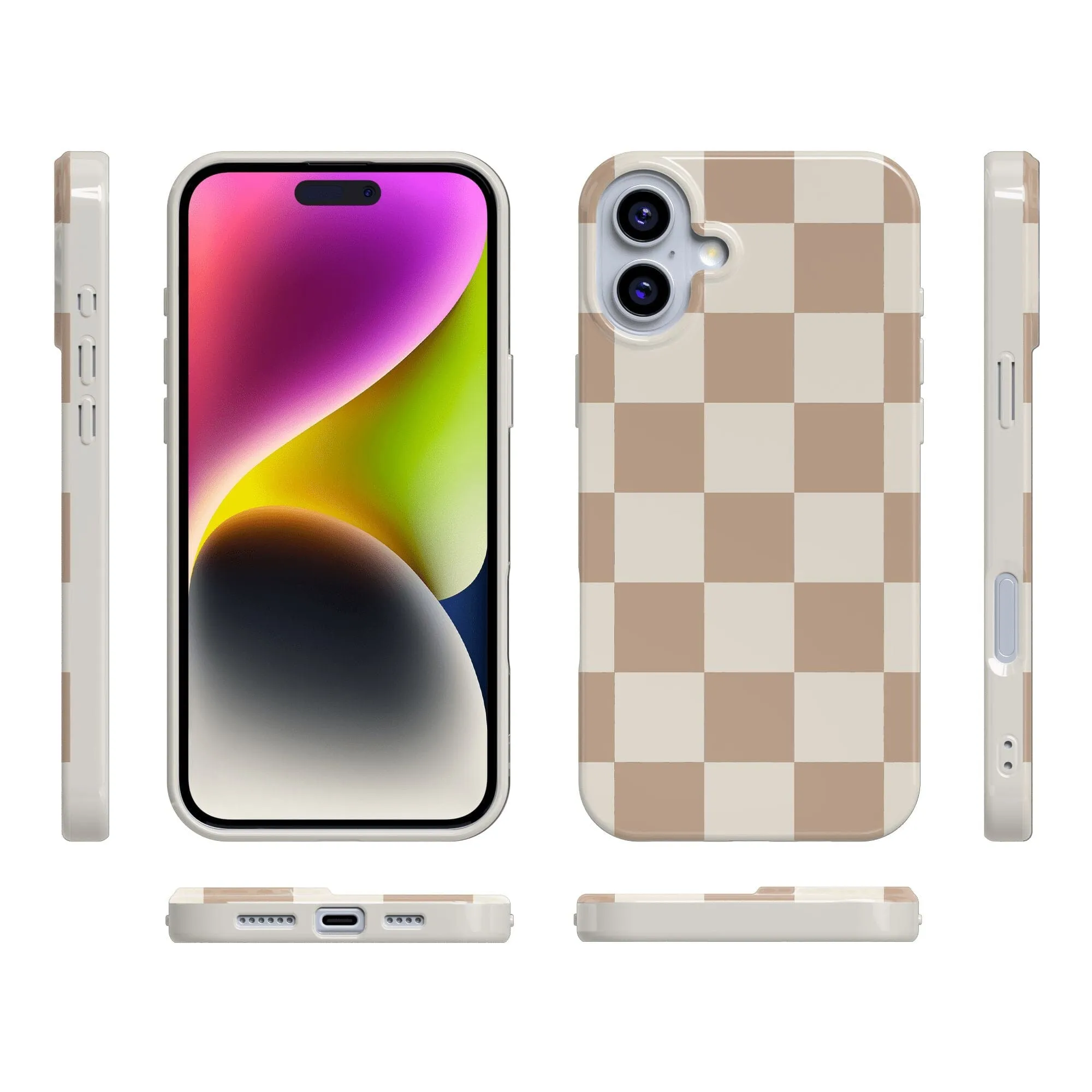 Fit Check | Neutral Checkerboard Case