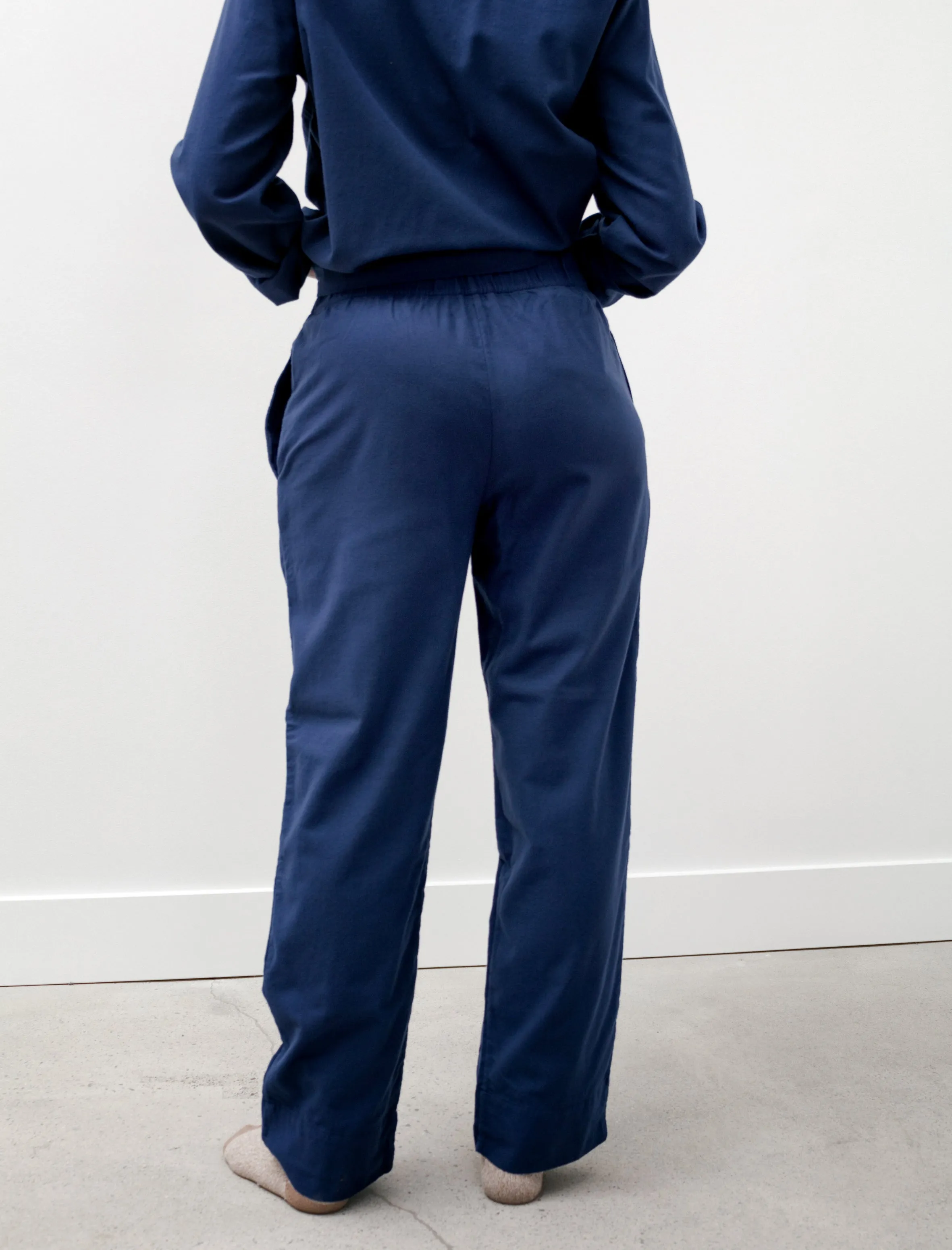 Flannel Pyjama Pants Silent Blue