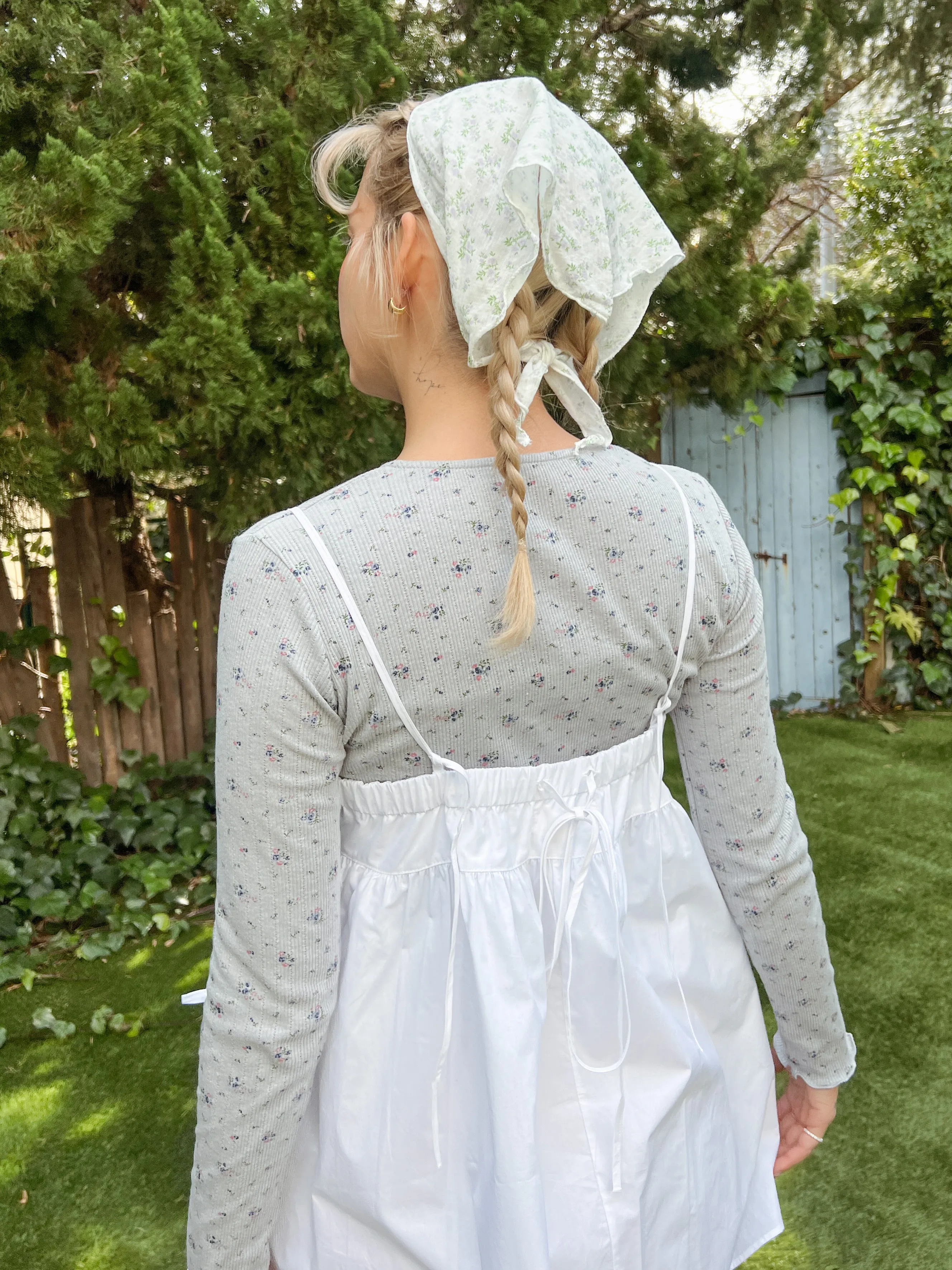 Flower Printed Hair Bandana