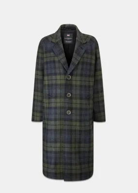 Gloverall X Lochcarron Refined Chesterfield Night Watch