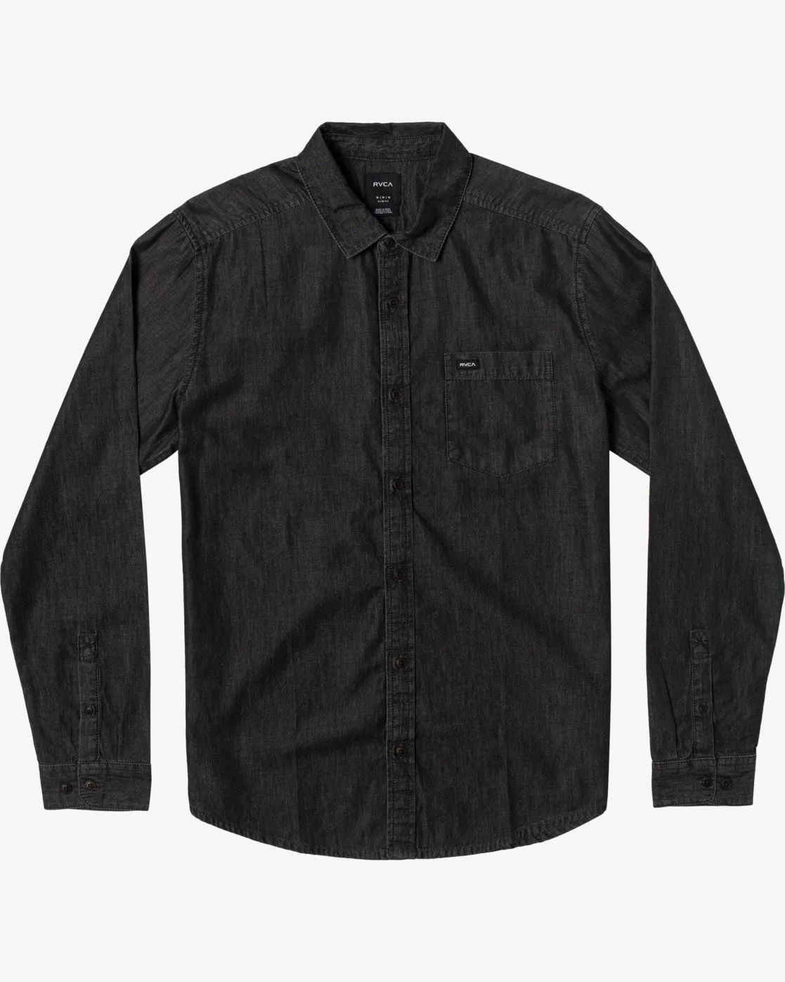 Hastings Long Sleeve Shirt - Black Denim