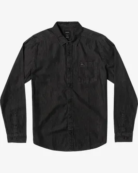 Hastings Long Sleeve Shirt - Black Denim