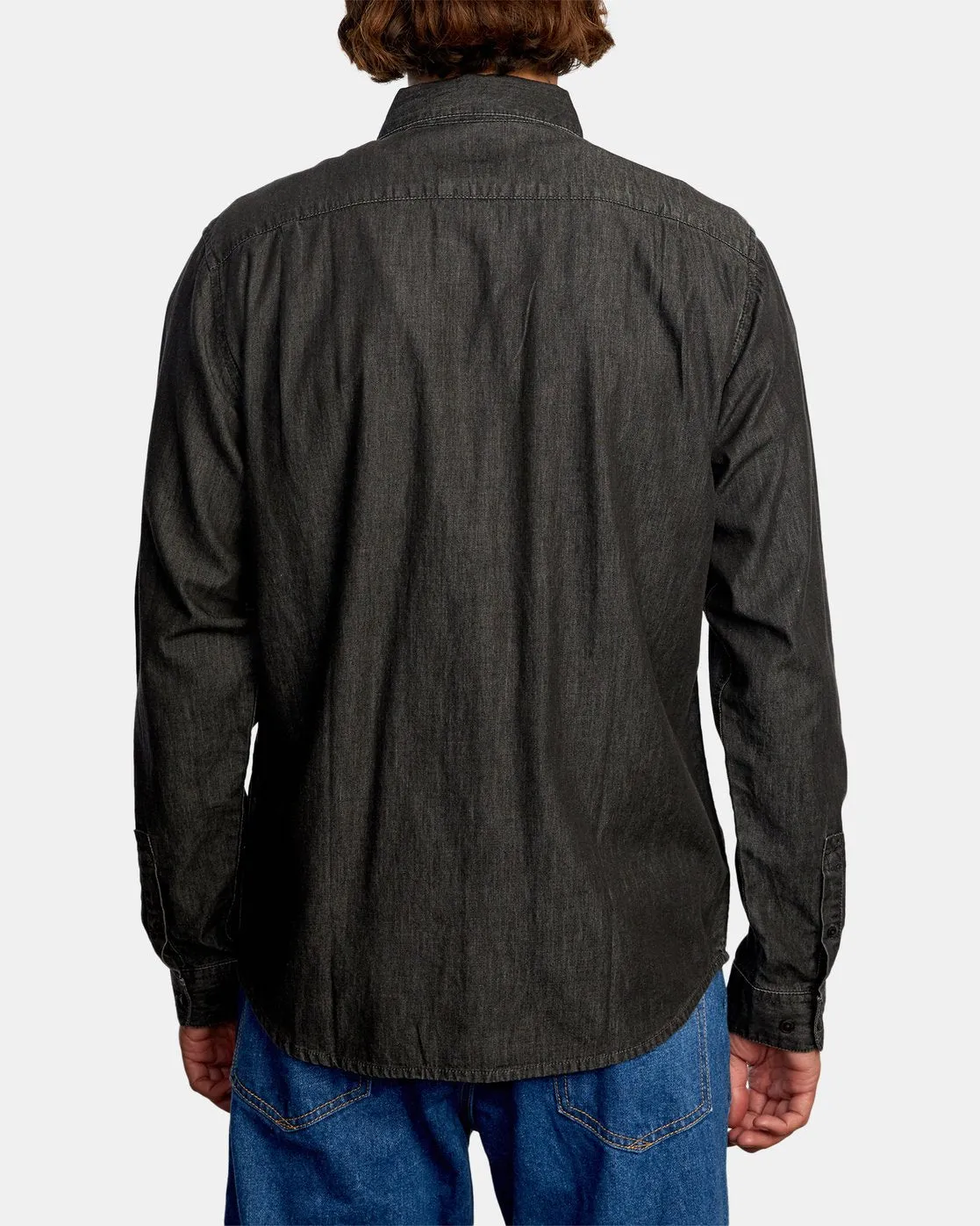 Hastings Long Sleeve Shirt - Black Denim