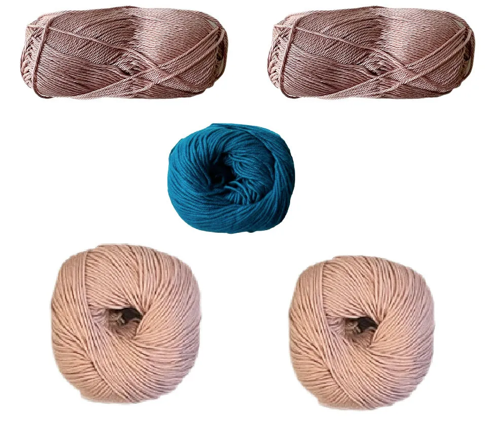 Heart Crescent shawl