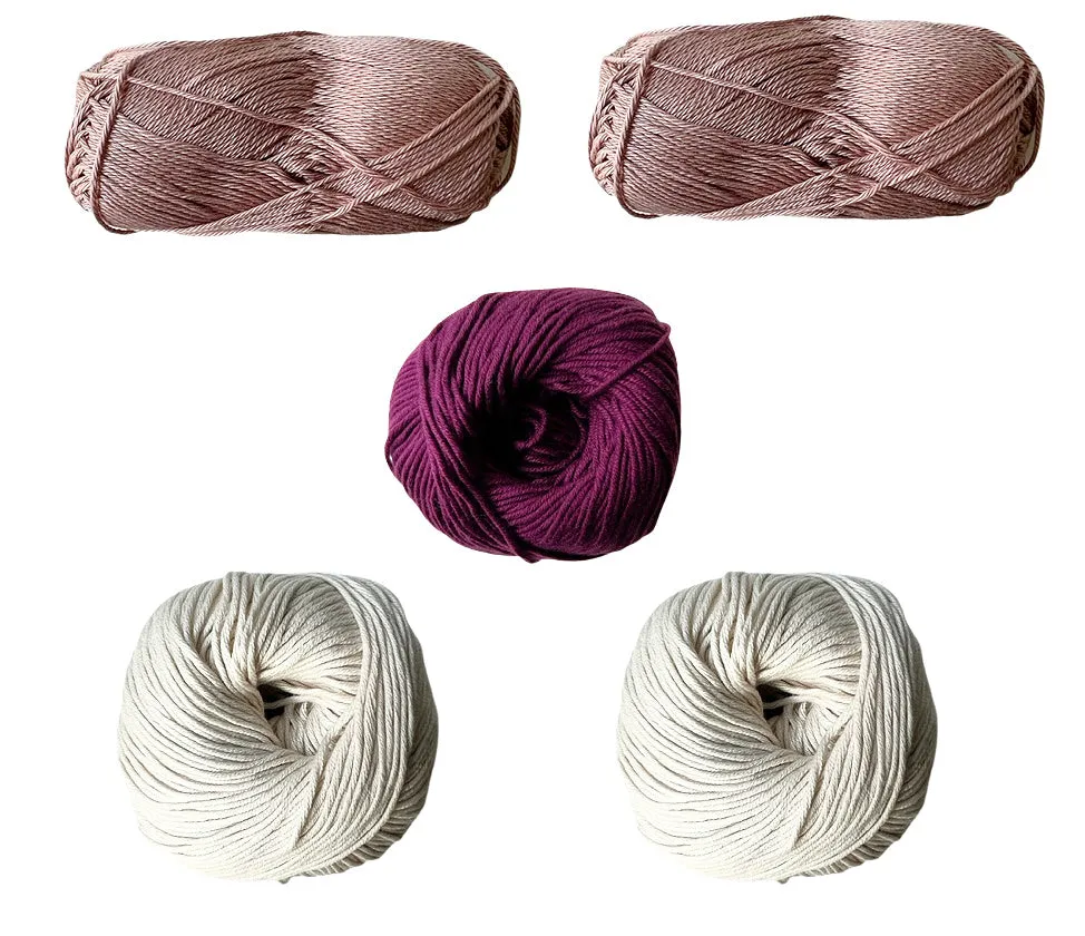 Heart Crescent shawl