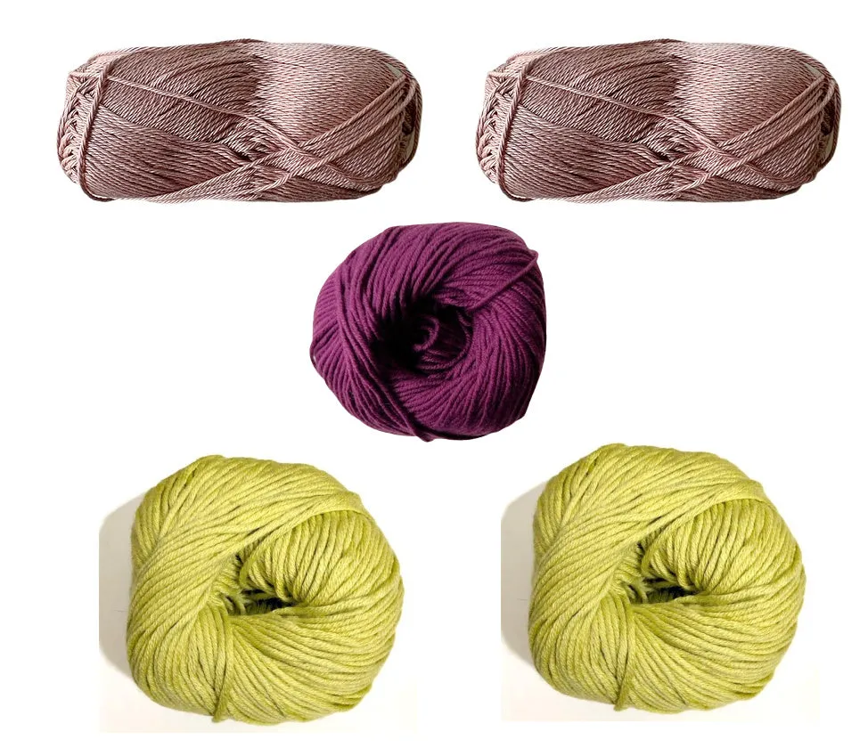 Heart Crescent shawl