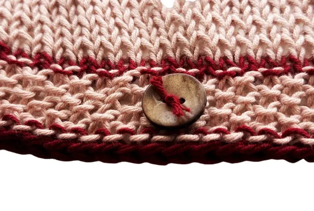 Heart Crescent shawl