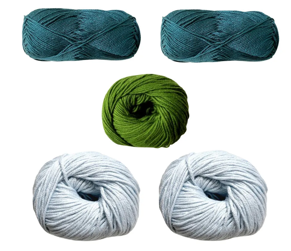 Heart Crescent shawl