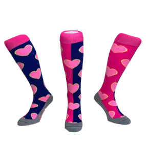 Hearts Pink/Blue