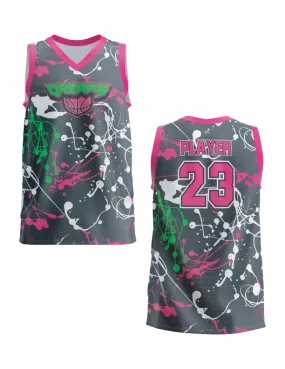 Hoop Dreams Charcoal Basketball Women's basketball  Full-Dye Jersey