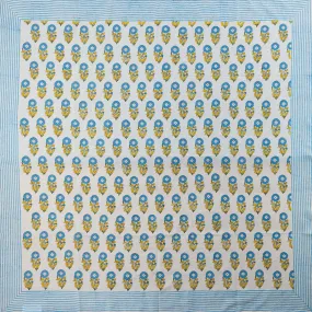 Indigo, Yellow & Green Handkerchief