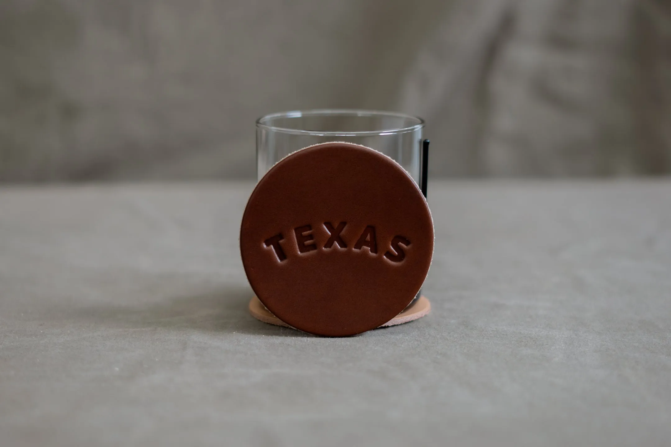 Leather Coaster | Texas | Manready Mercantile
