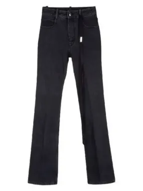Logo strap decorated denim pants 271291