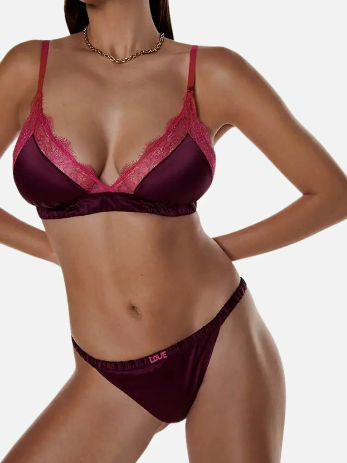 Love Lace - Burgundy