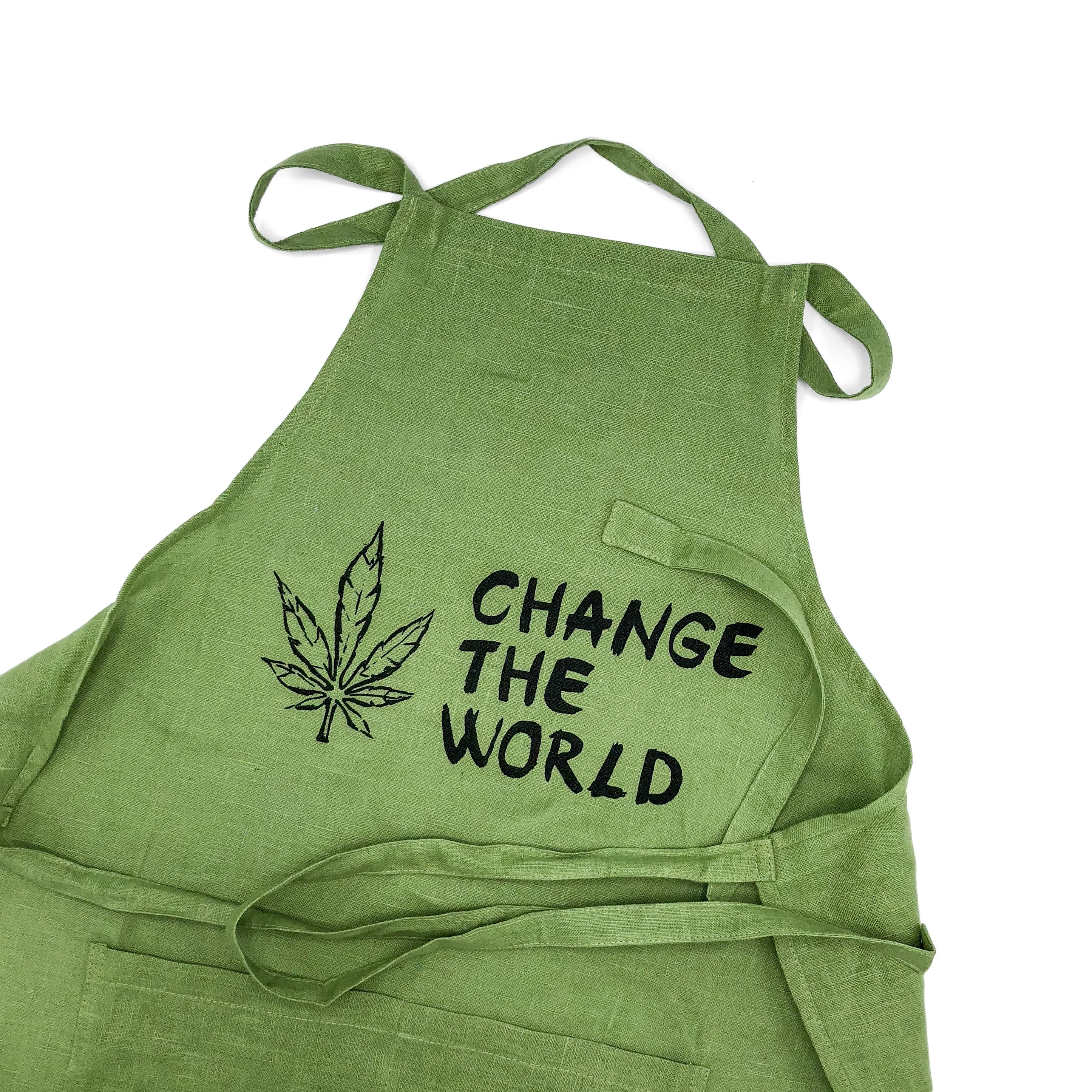 MAESTRO 100% Organic Hemp Apron (Plain Or Printed)